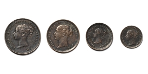  Great Britain. Hanover, Victoria AR Maundy Coin Set.