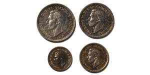 Great Britain. Hanover, George VI AR Maundy Coin Set.