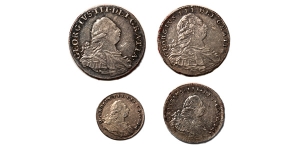 Great Britain. Hanover, George III AR Maundy Coin Set.