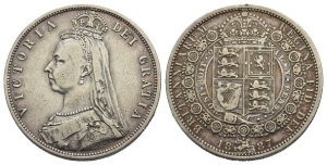 Great Britain. Hanover, Victoria AR Halfcrown.