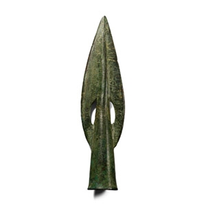 Bronze Age Pierced Socketted Spearhead