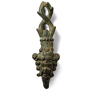 Roman Bronze Handle Fragment
