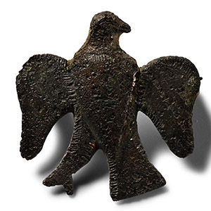 Roman Tinned Bronze Spread-Eagle Brooch