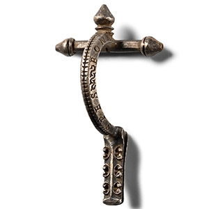 Roman Silver SPES BONA Crossbow Brooch