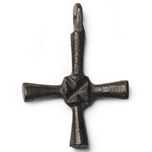 Byzantine Bronze Cross Pendant