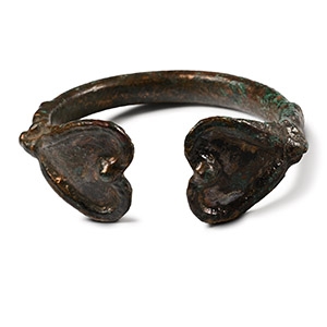 Byzantine Bronze Decorated Bracelet