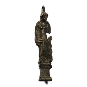 Roman Bronze Lock Plate Figure