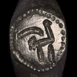 Medieval Bronze Ring with Bird