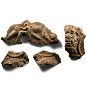 Roman Terracotta Vessel Fragment Group