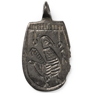 Byzantine Bronze Pendant with Bird