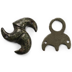 Iron Age Celtic Bronze Pendant and Mount Group
