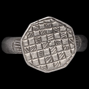 Medieval Decorated Silver Ring