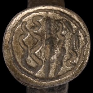Medieval Silver Decorated Ring