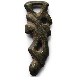 Viking Bronze Ringerike Strap End
