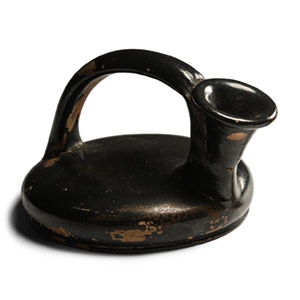 Etruscan Black-Glazed Terracotta Guttos