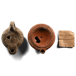 Roman Terracotta Oil Lamp Group