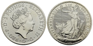 United Kingdom. Elizabeth II AR 2 Pounds.