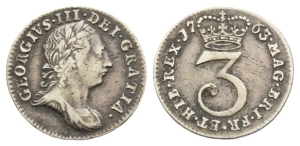 Great Britain. Hanover, George III AR Threepence.