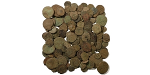 Group of One Hundred and Fifty-Four [154] Roman Imperial AE Coins.