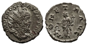 Postumus, Romano-Gallic Emperor AR Antoninianus.