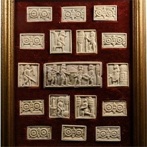 Medieval Carved Bone Plaques from the Embriachi Workshop