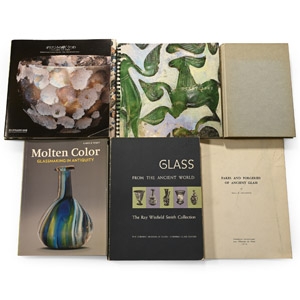A Collection of Books on Ancient Glass - 7 Titles