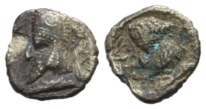 Kingdom of Persis. Mancihr (Manuchtir) II AR Hemidrachm.
