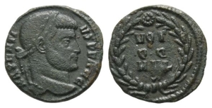 Maxentius AE Quarter Nummus.