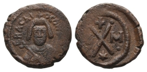 Revolt of the Heraclii AE 10 Nummi or Decanummium.
