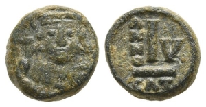 Heraclius AE 10 Nummi or Decanummium.