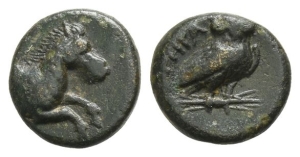 Lucania, Herakleia AE 12mm.