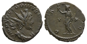 Victorinus, Romano-Gallic Emperor BI Antoninianus.
