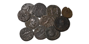 Group of Eleven [11] Roman Imperial AE Coins.