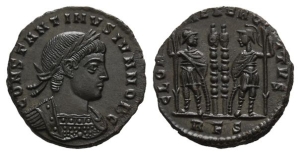 Constantine II, as Caesar BI Nummus.