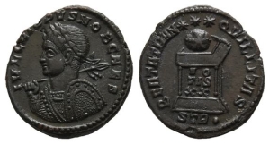 Crispus, as Caesar BI Nummus.