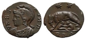 Commemorative Series AE Follis.