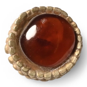 Roman Gold and Garnet Bead Pendant