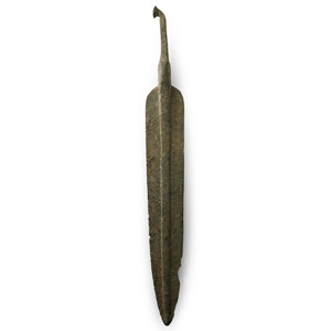 Massive Amlash Bronze Spearhead Blade