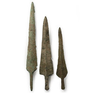 Luristan Bronze Short Spearhead Group