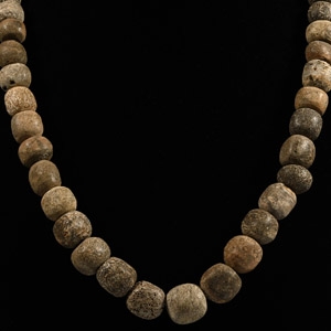 Woolly Mammoth Bone Bead Necklace String