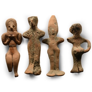 Western Asiatic Style Terracotta Figure Group