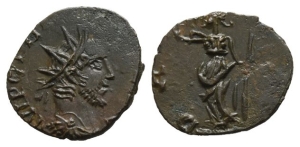 Tetricus I, Romano-Gallic Emperor BI Antoninianus.