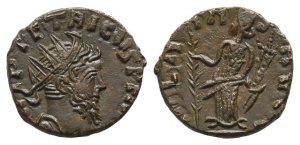 Tetricus I, Romano-Gallic Emperor BI Antoninianus.