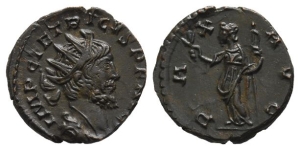 Tetricus I, Romano-Gallic Emperor BI Antoninianus.