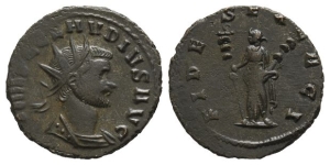 Claudius II Gothicus BI Antoninianus.