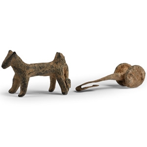 Luristan Bronze Animal and Cart