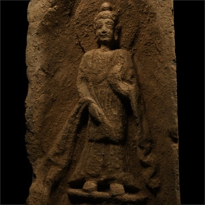 Chinese Wei Terracotta Buddha Brick