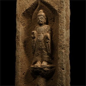 Chinese Wei Terracotta Buddha Brick