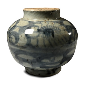 Chinese Provincial Yuan Blue and White Jar