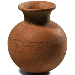 Western Asiatic Bulbous Terracotta Jar